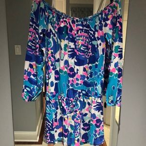 Lily Pulitzer off the shoulder romper